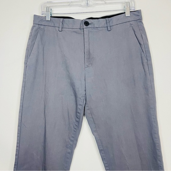 Bonobos Gray Slim 3XDry Performance Chino Pants 32W - Picture 3 of 7